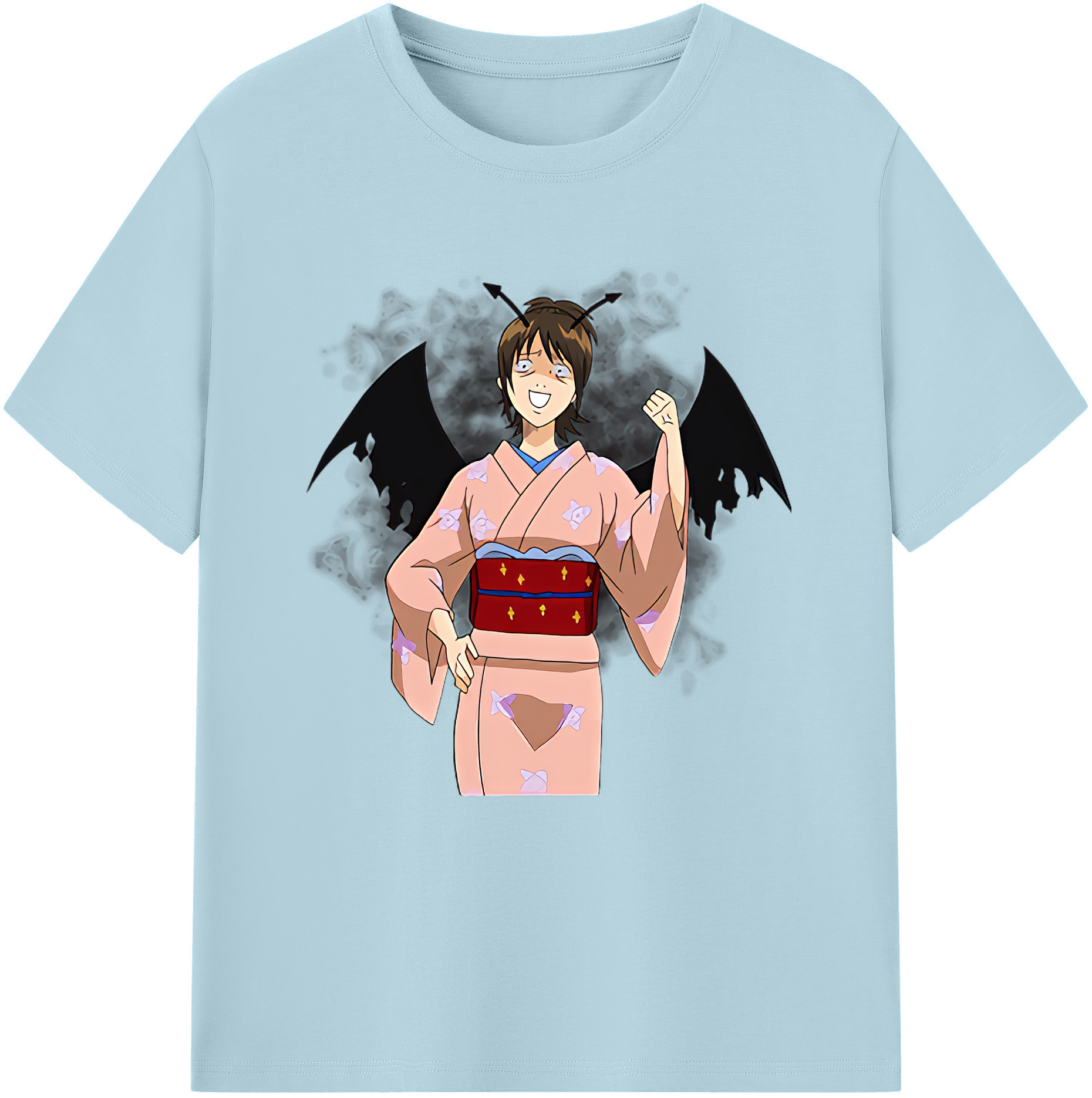 （画像用） ぎんたま 坂田銀時（さかたぎんとき） 神楽 志村新八（しむら しんぱち） GINTAMA Sakata Gintoki Kagura Shimura Shinpachi 綿100％半袖Tシャツ（フロントプリント）
